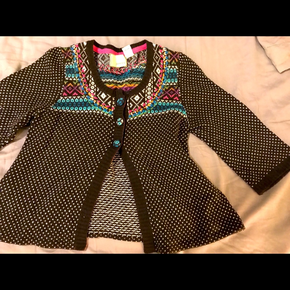 Anthropologie Sweater - Sweet and Colorful